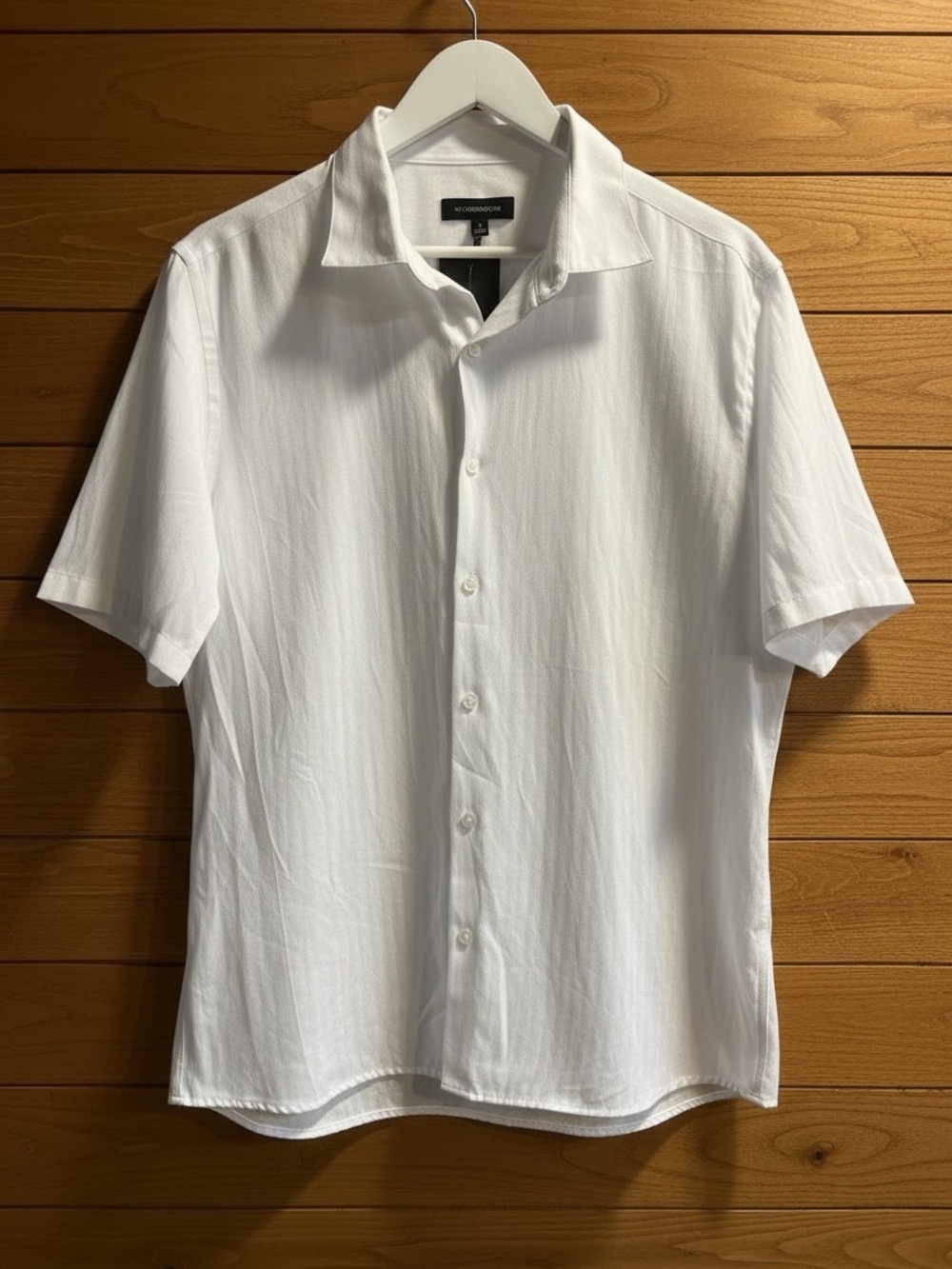 NWT Men’s XL WESTZEROONE Men’s Forli Short Sleeve Cotton Knit Button Up